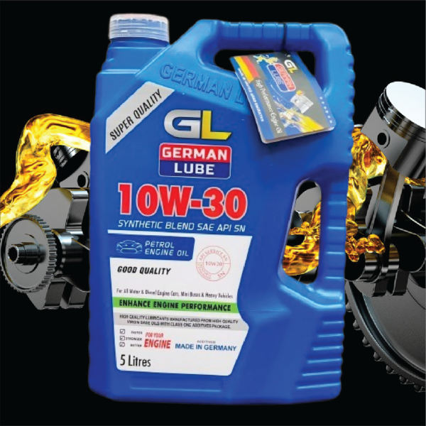 German Lube 10W-30 Synthetic Blend SAE API SN